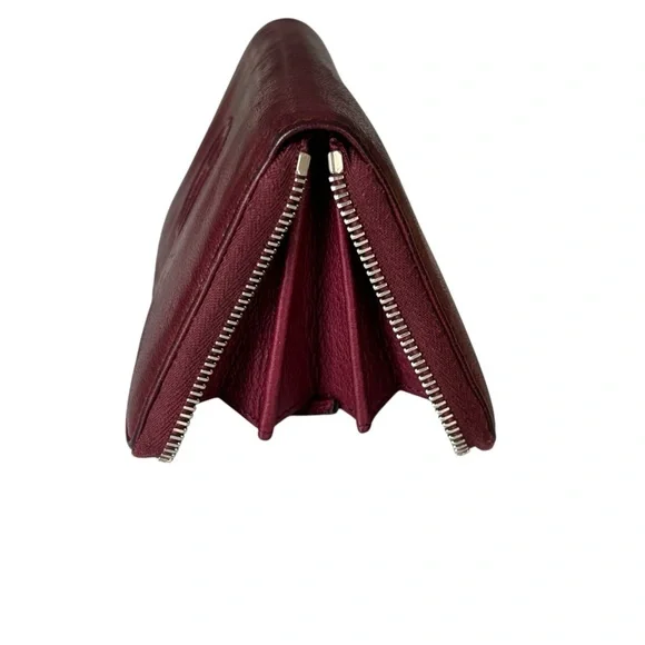 GUCCI Soho Leather Zip Around Wallet Cherry - Picture 11 of 14